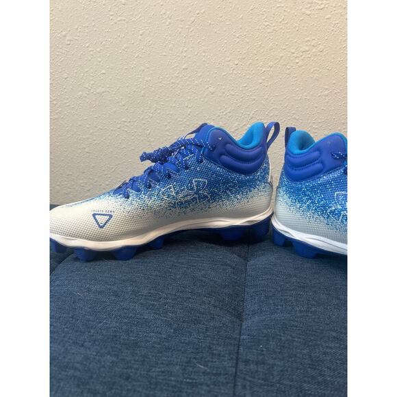 Under Armour Men's Spotlight Fran 2.0 Football Shoe, Royal Blue/White Size 11 - Picture 6 of 9